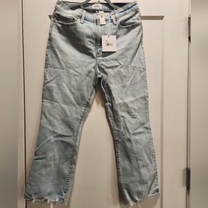 PISTOLA Light Blue Wide Leg Jeans